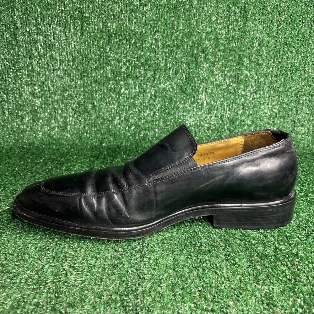 Cole Haan Mens Loafers Size 12 M Black Leather Slip On Dress Shoes‎
